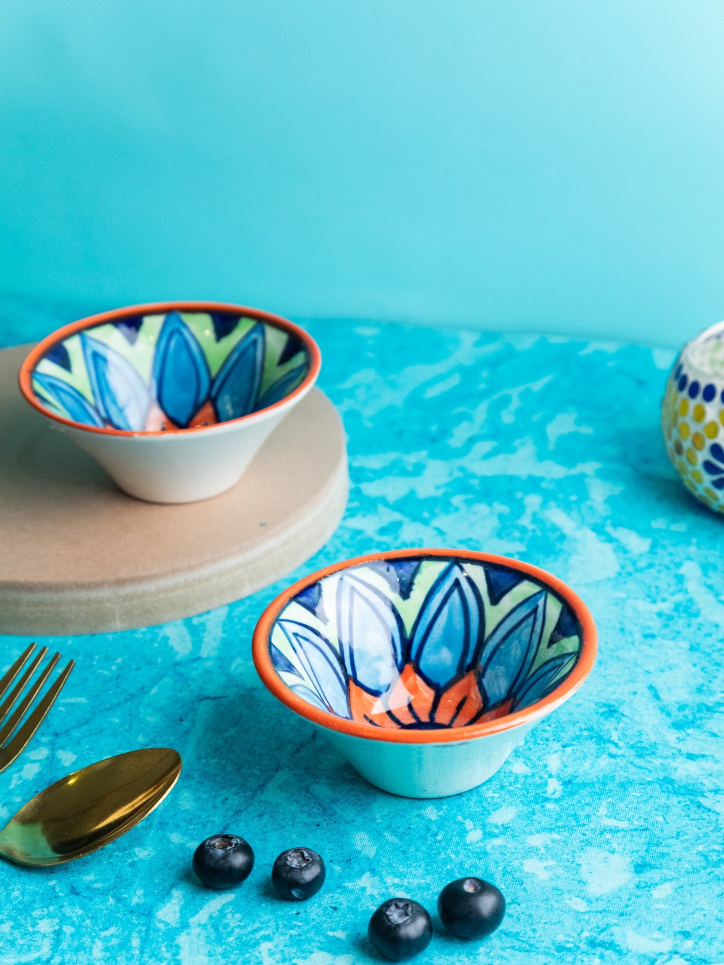 Mediterranean Bloom Mini Bowls