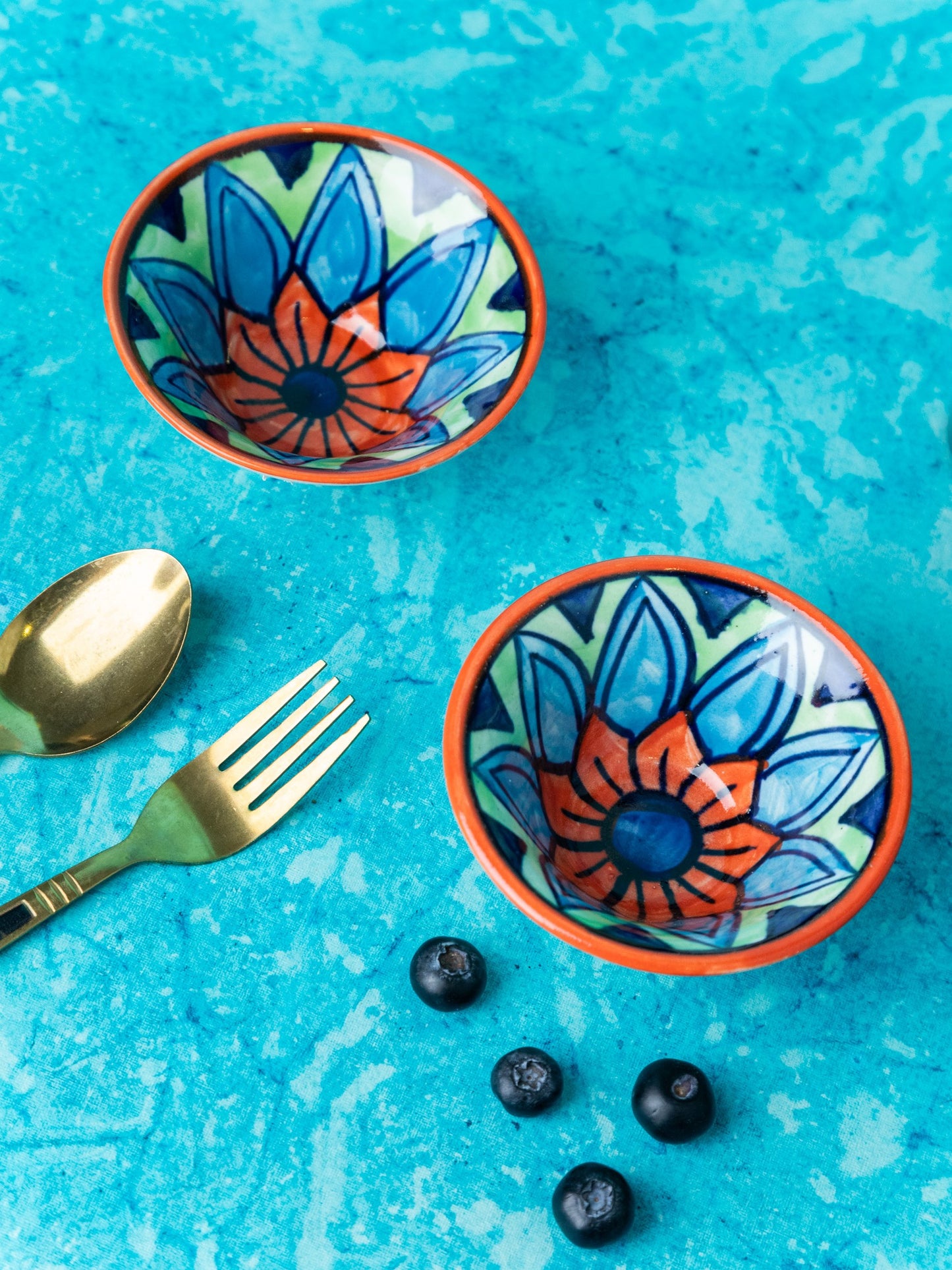 Mediterranean Bloom Mini Bowls