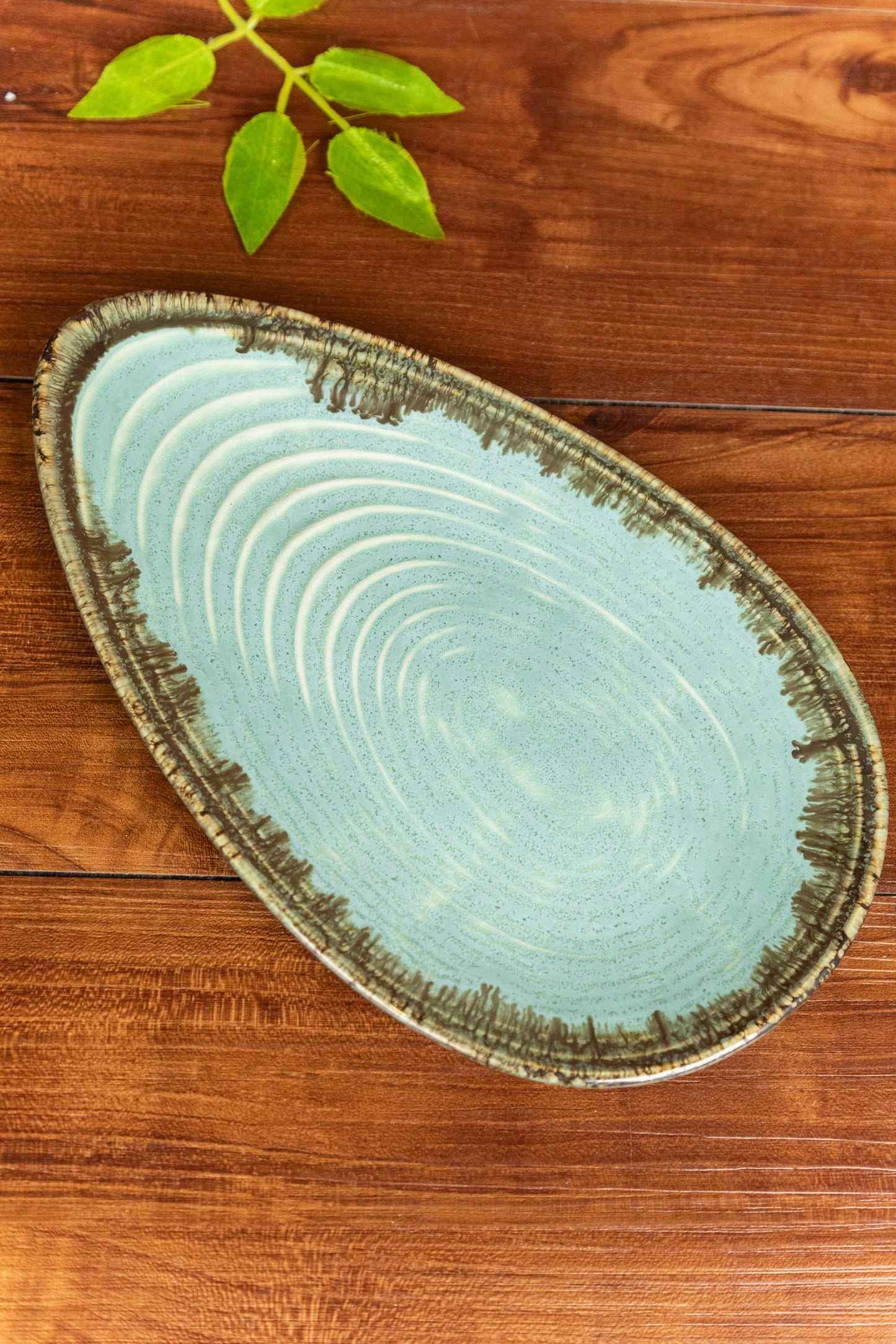 Green Almond Studio Platter Set of 2