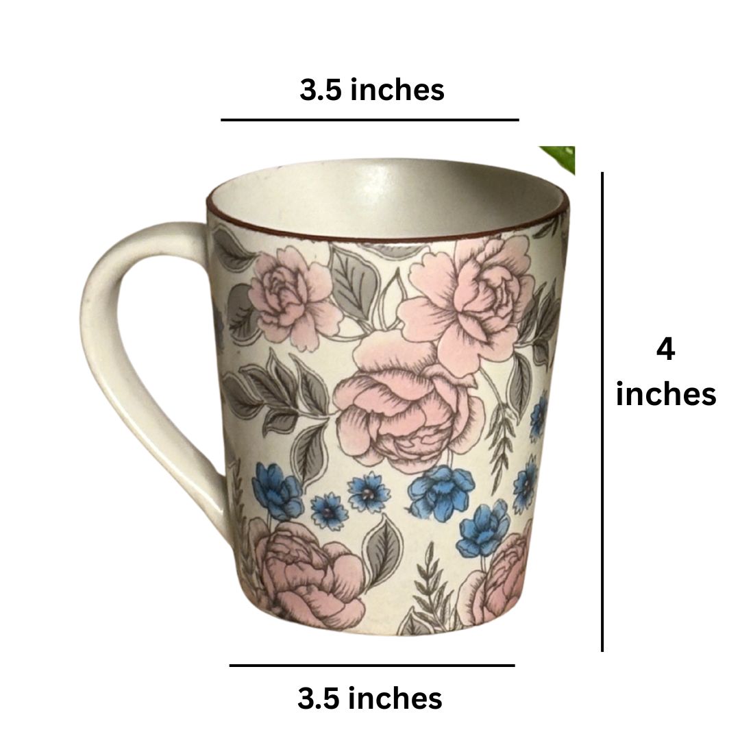 Decal Pink Ceramic Mug
