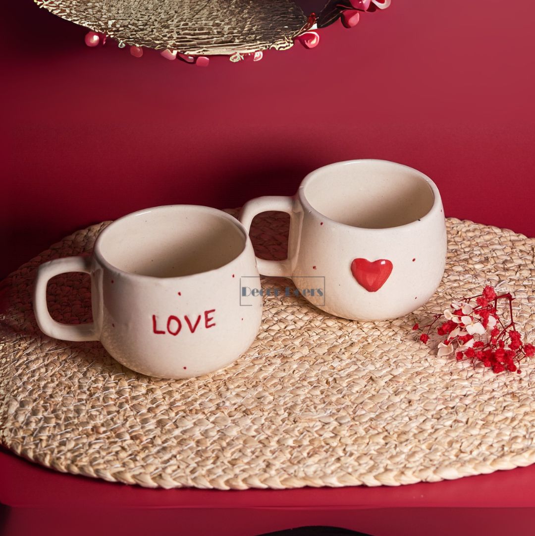 Couple’s Delight Coffee Mug Set of 2 – Romantic Gift Collection