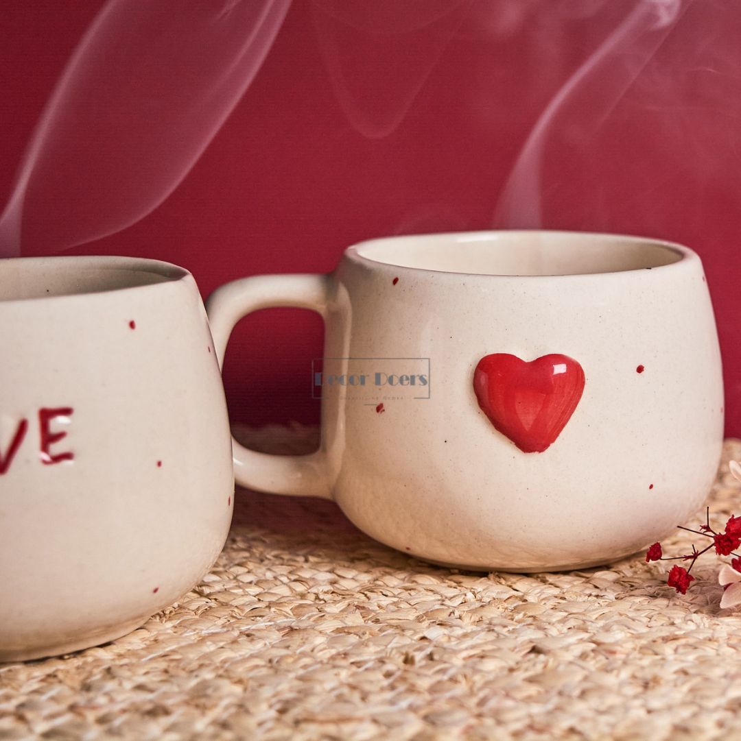 Couple’s Delight Coffee Mug Set of 2 – Romantic Gift Collection