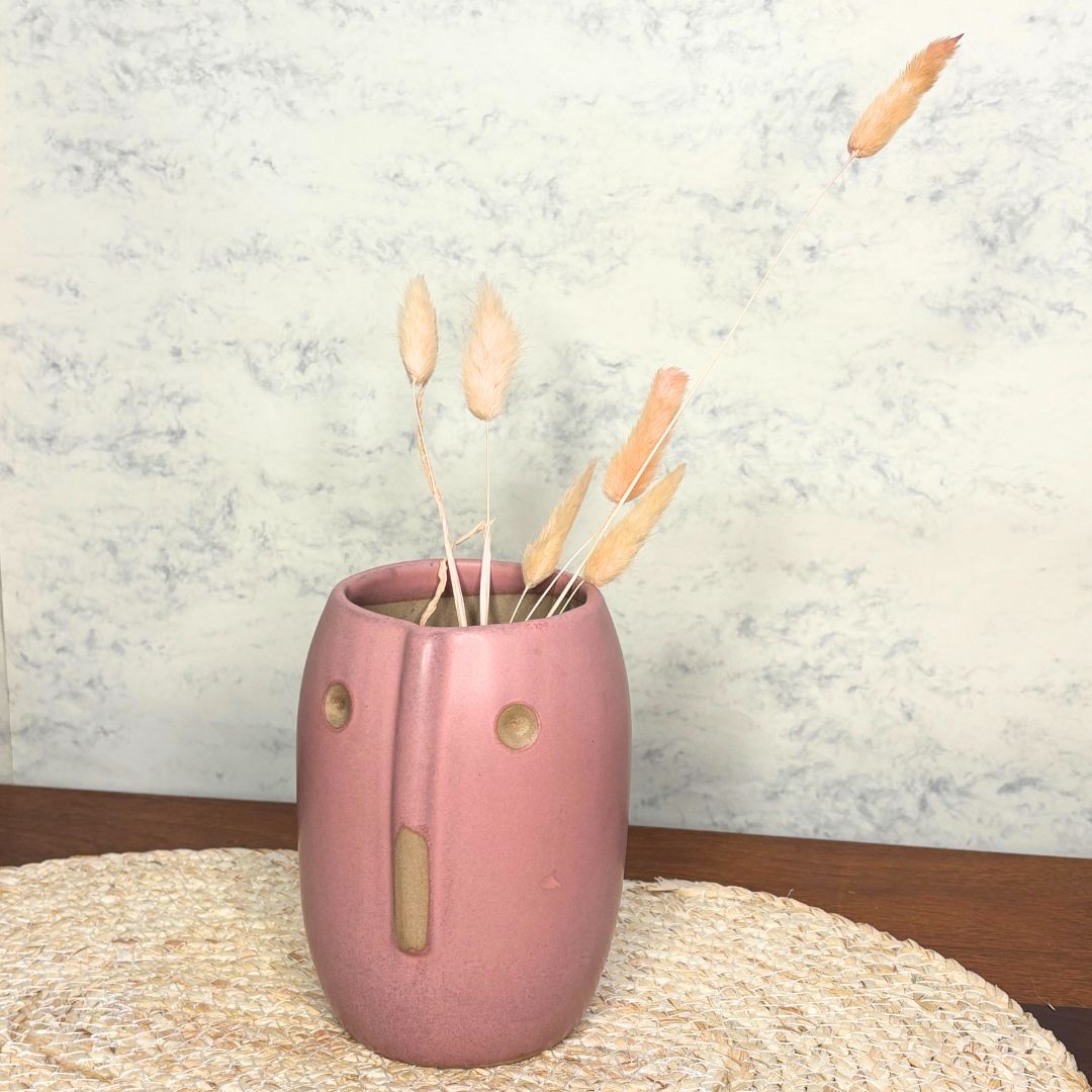 Baskin Ceramic Face Vase - Medium