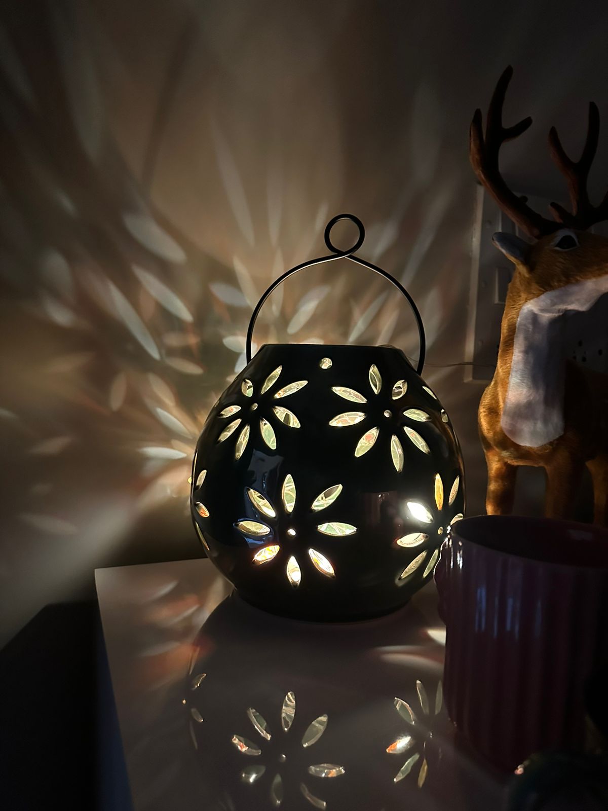 Enchanted Glow Ceramic Lantern