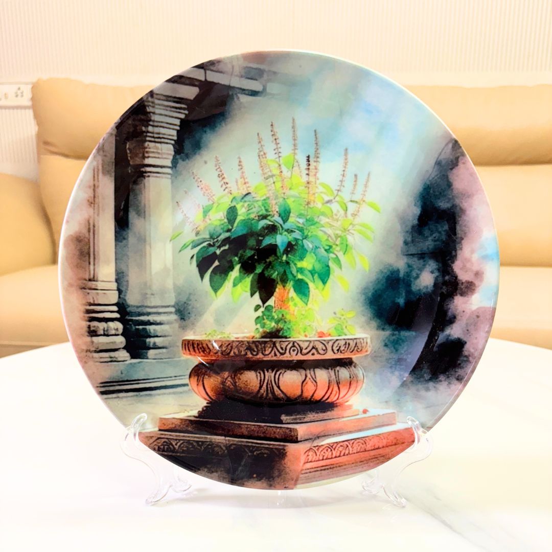 Tulsi Wall Plate