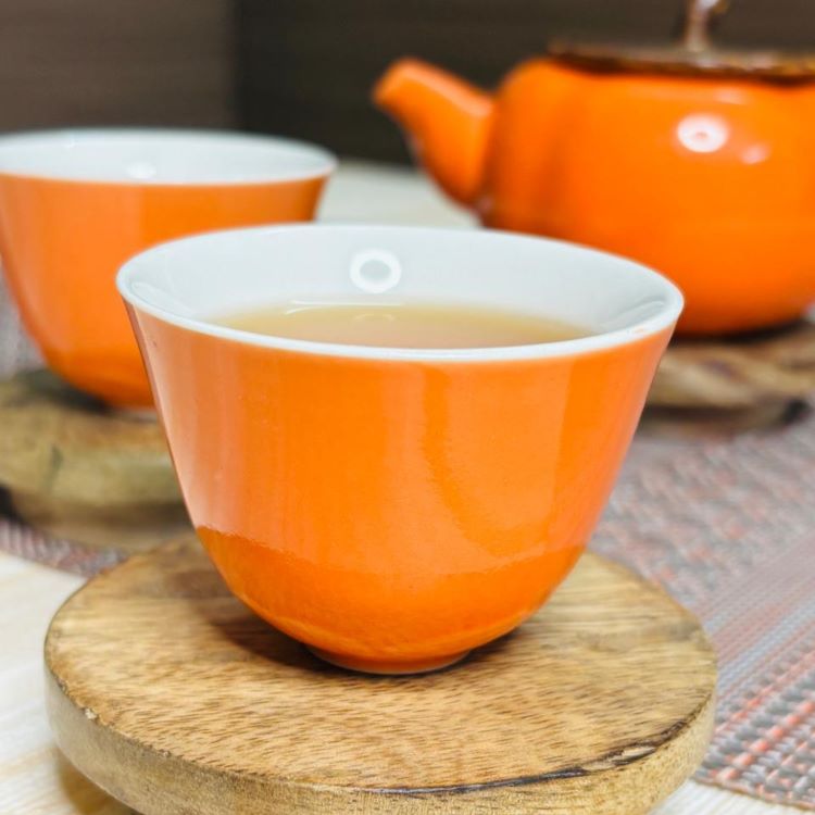 Vibrant Harmony Ceramic Tea Cup Set