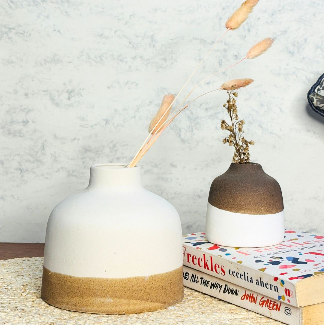 The Earth & Ivory Vase