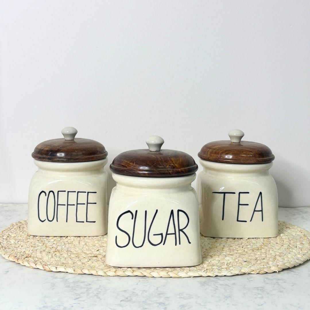 Cuddle Tea/Coffee Sugar Canister Jar