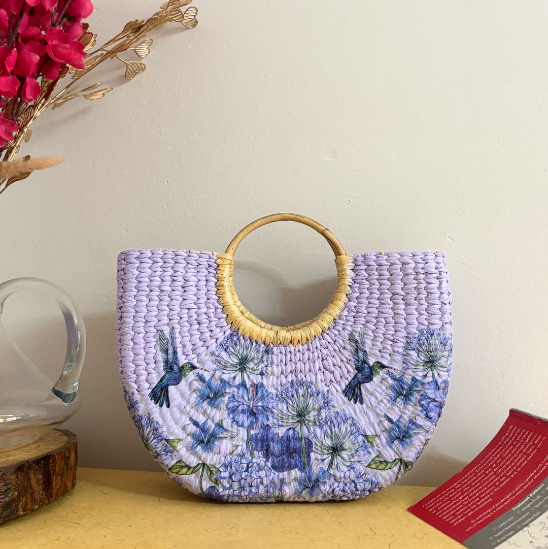 Purple Weaver Kauna Basket