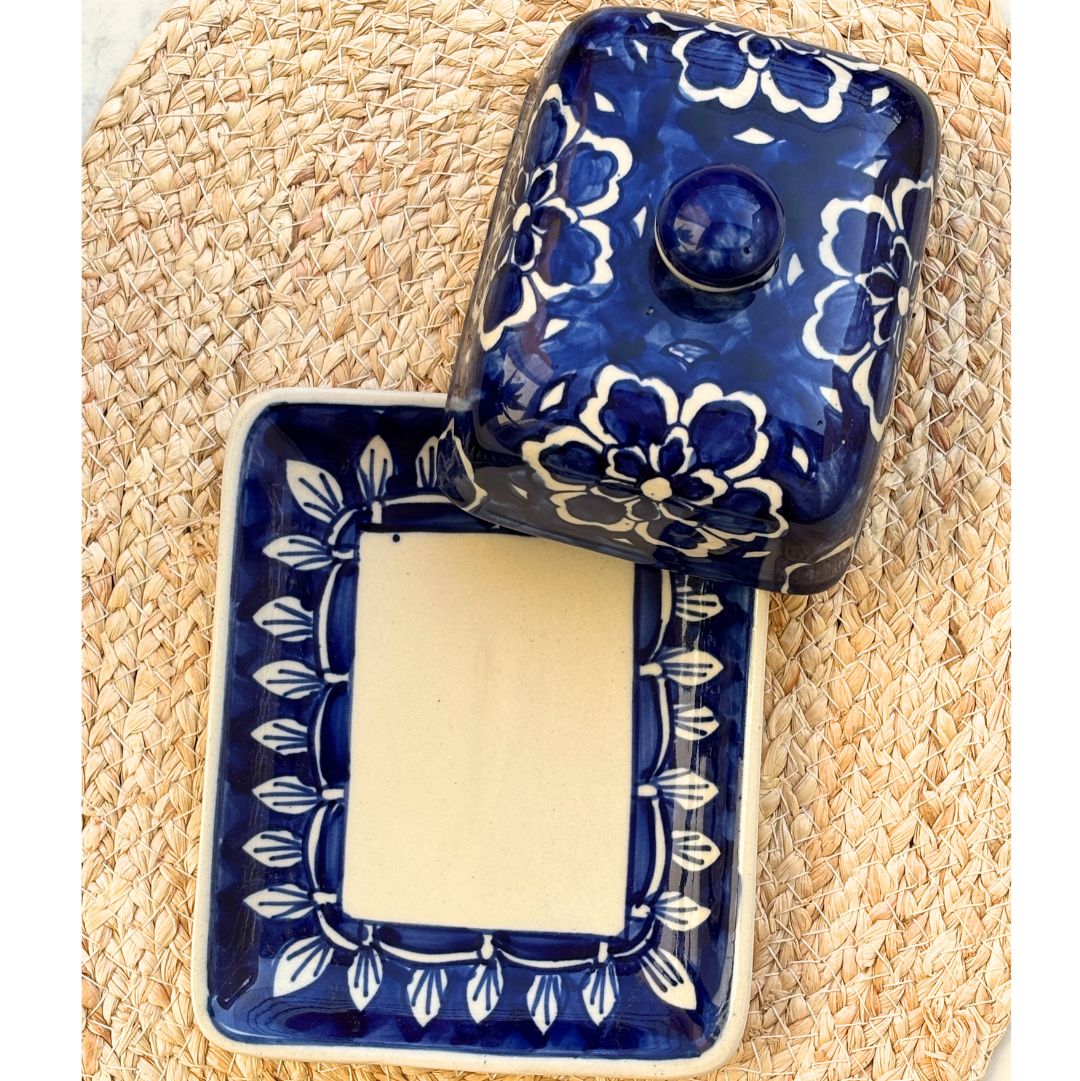 Utterly Handpainted Butter Dish