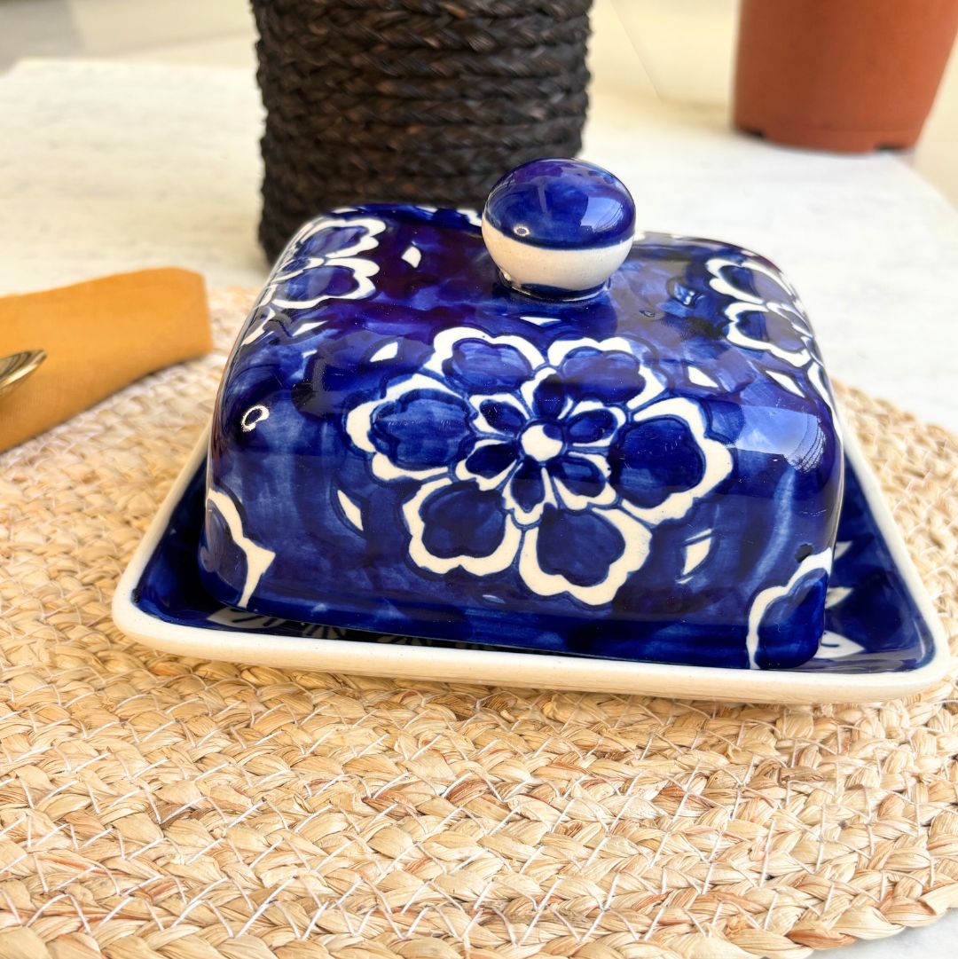 Utterly Handpainted Butter Dish