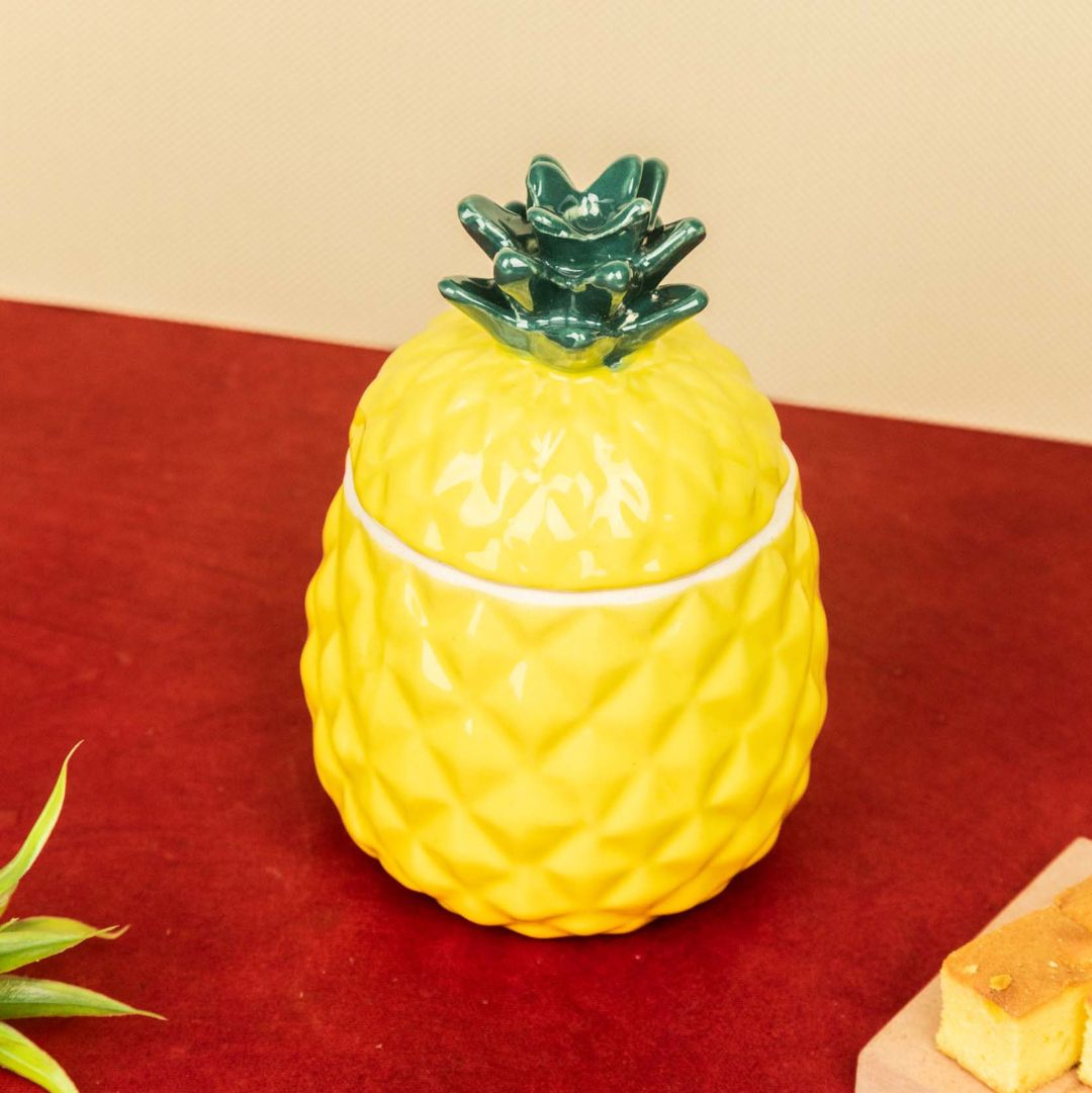 Pineapple cookie Jar
