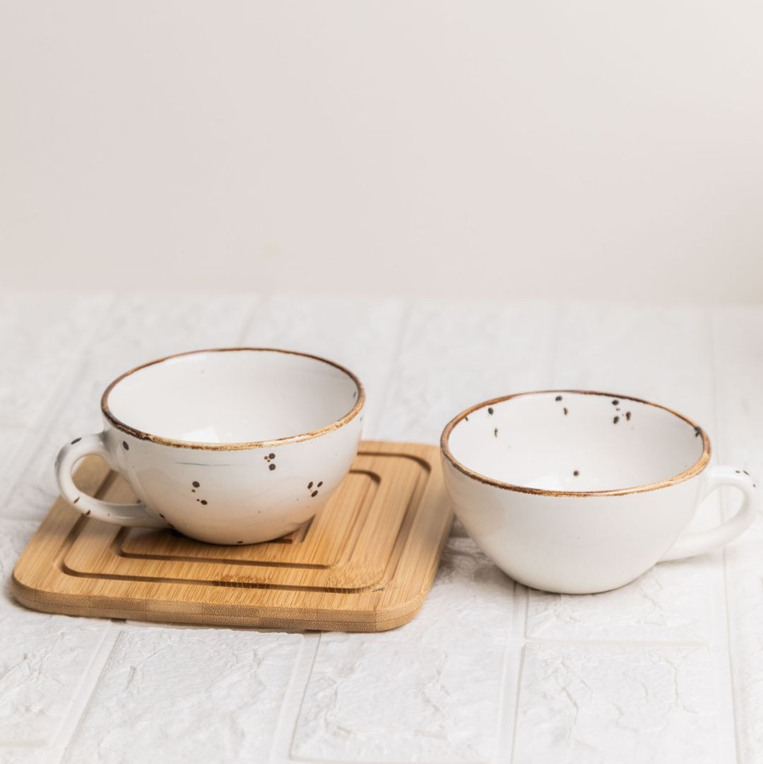 Caffeinated Cappuccino Mug - White Ceramic Mug