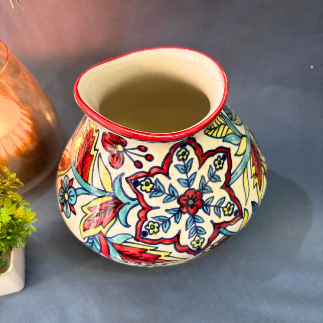 Inayat Mughal Handprinted Vase