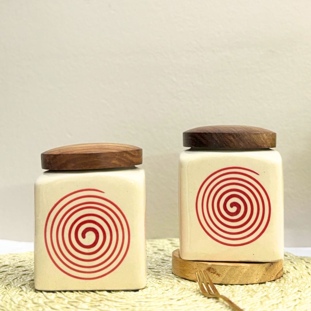 Coil Multipurpose Airtight Jar