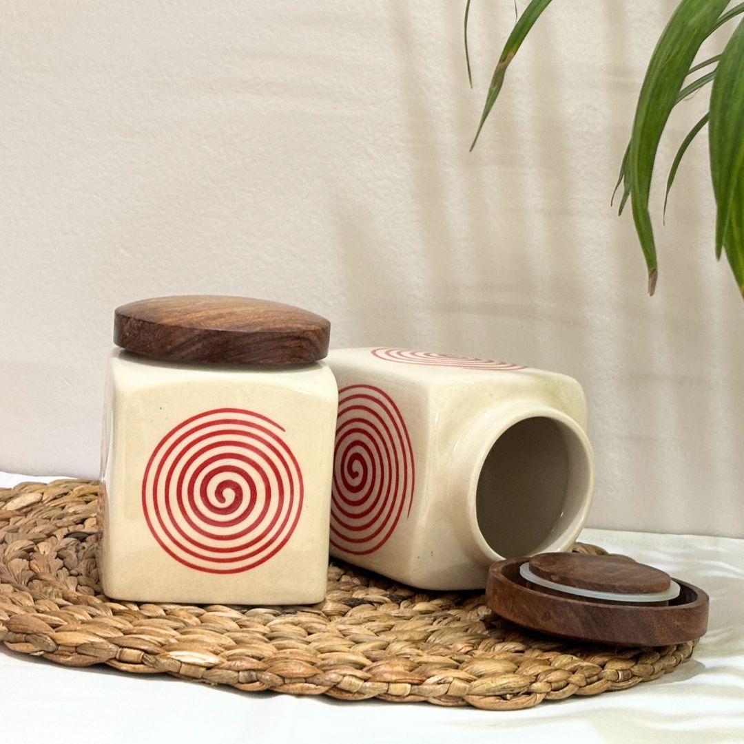Coil Multipurpose Airtight Jar