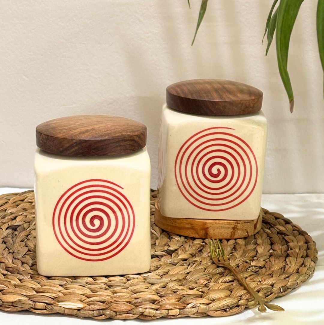 Coil Multipurpose Airtight Jar
