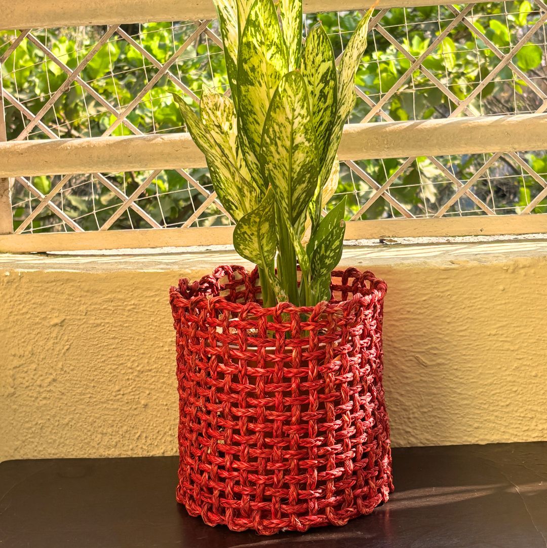 Sabai Red Grass Planter