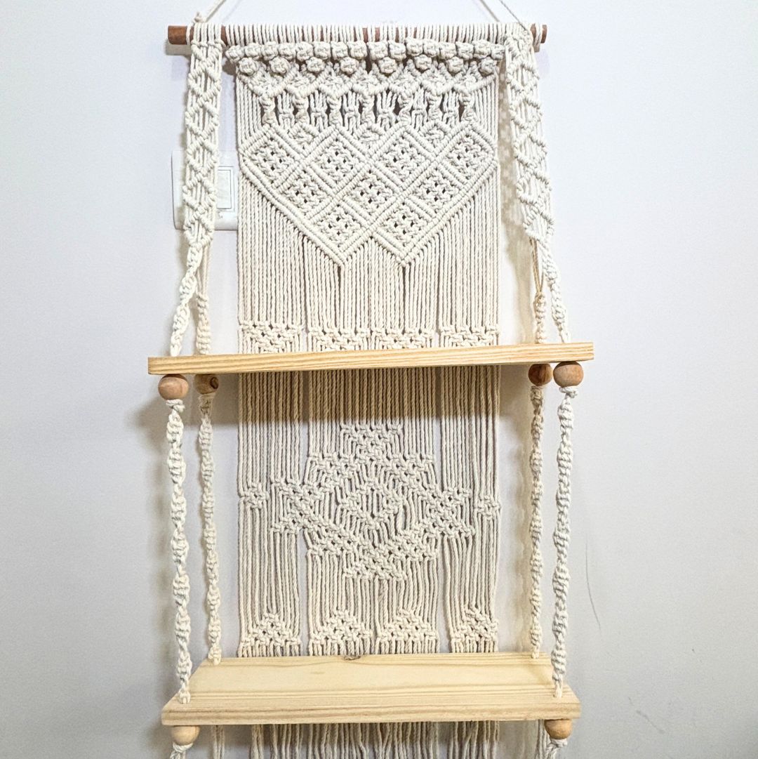 Boho charm double plank Wall Hanging - Trending