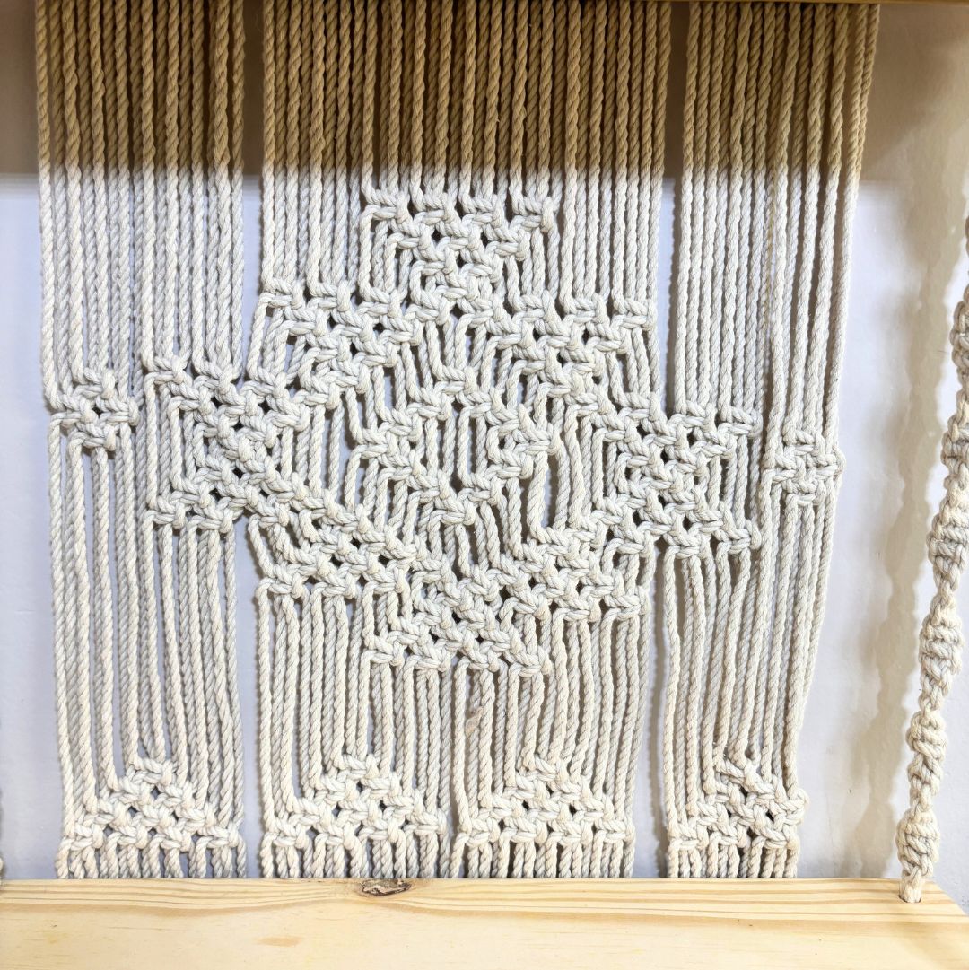 Boho charm double plank Wall Hanging - Trending