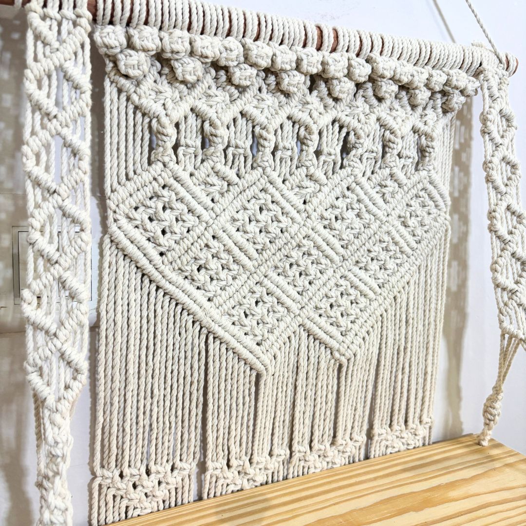 Boho charm double plank Wall Hanging - Trending