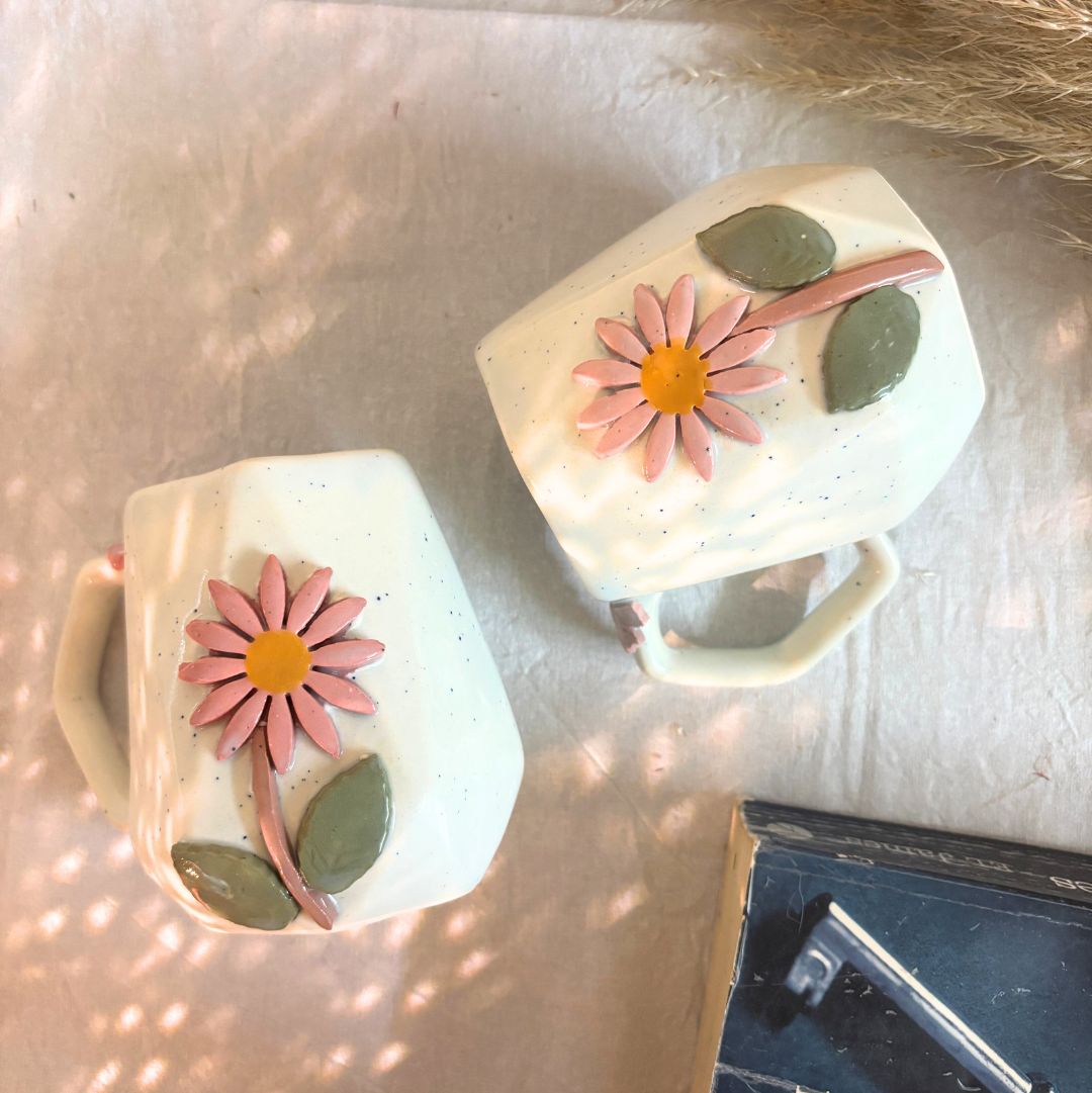 Creamy White Ceramic Coffee Cup