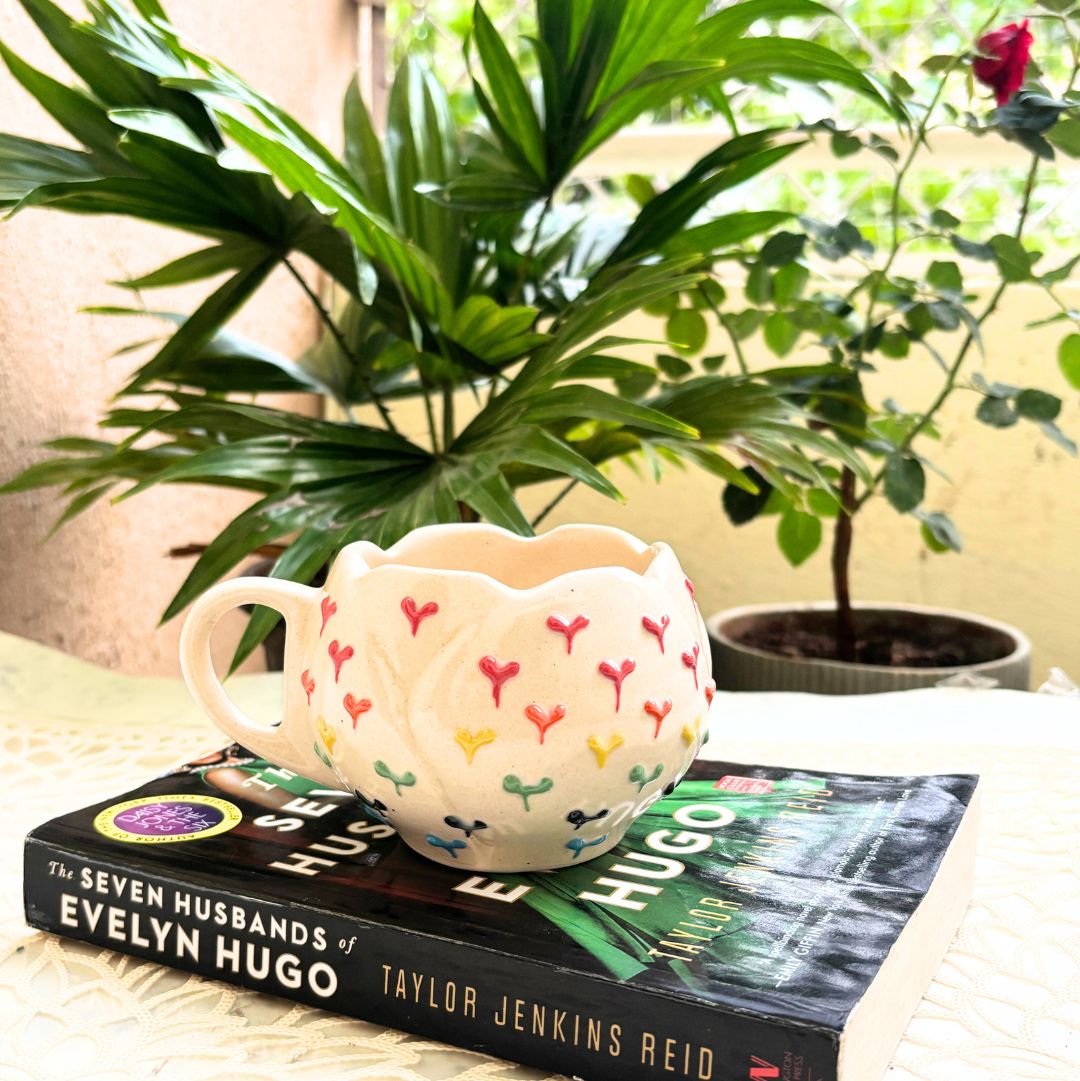 Lotus Heart Coffee Mug Set of 2