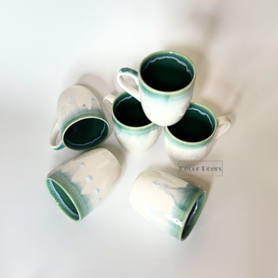 Vanila Sip Tea Cup Set of 6 – Modern, Durable & Premium