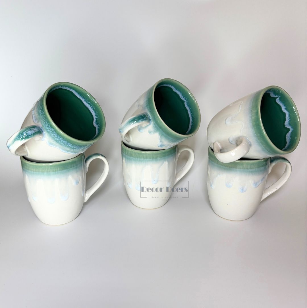Vanila Sip Tea Cup Set of 6 – Modern, Durable & Premium