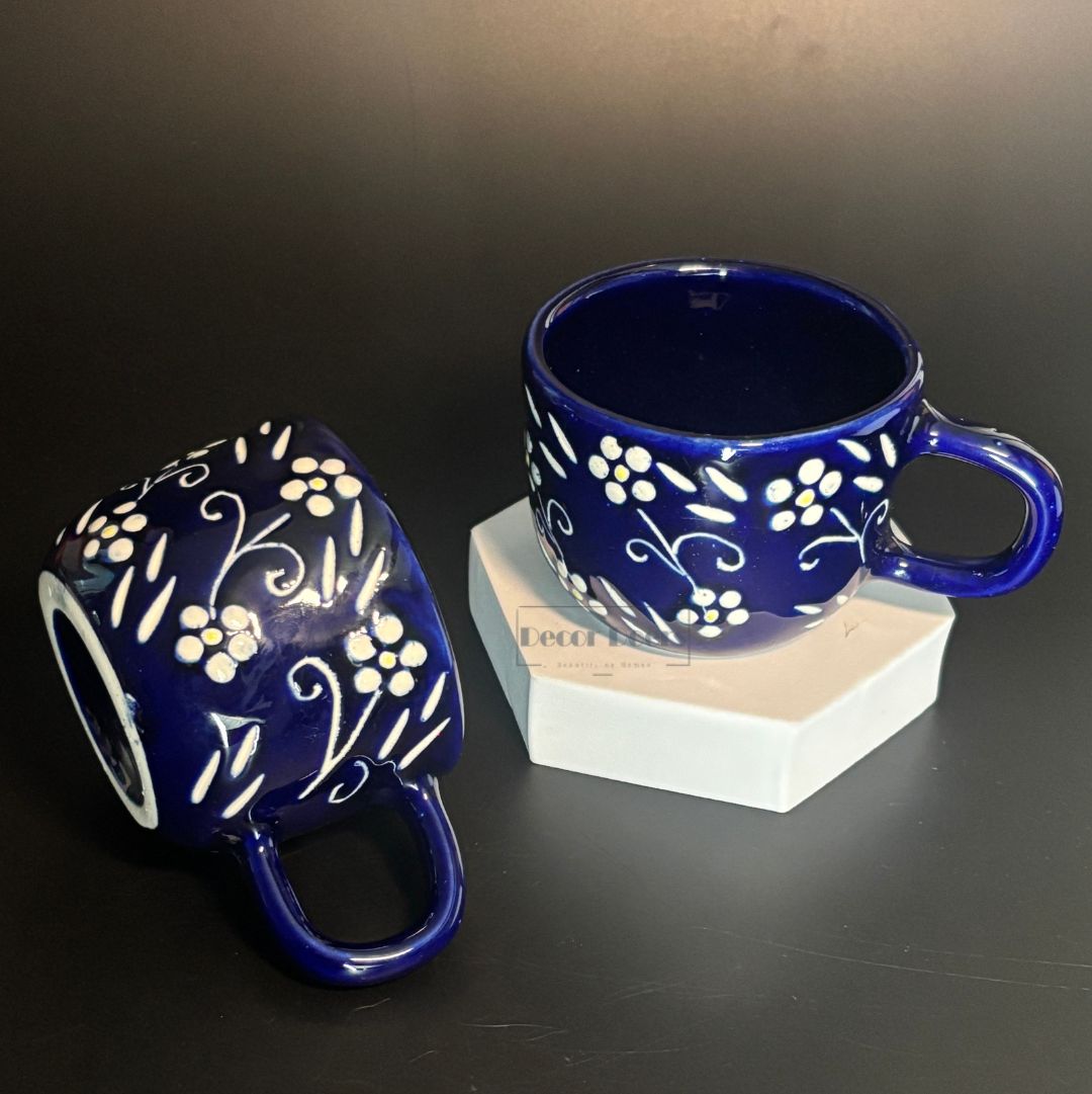Premium Blue Heaven Coffee Mug Set of 2 – Modern & Durable