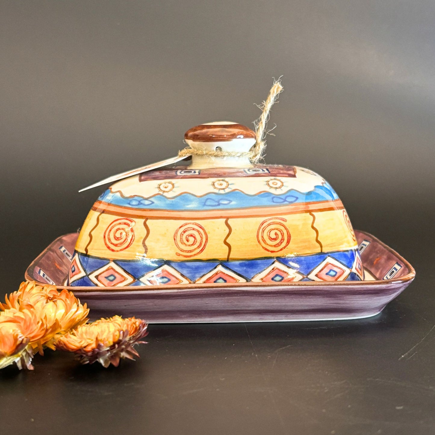 Terra Butter Dish | Handcrafted Ceramic Butter Dish for Modern Kitchens