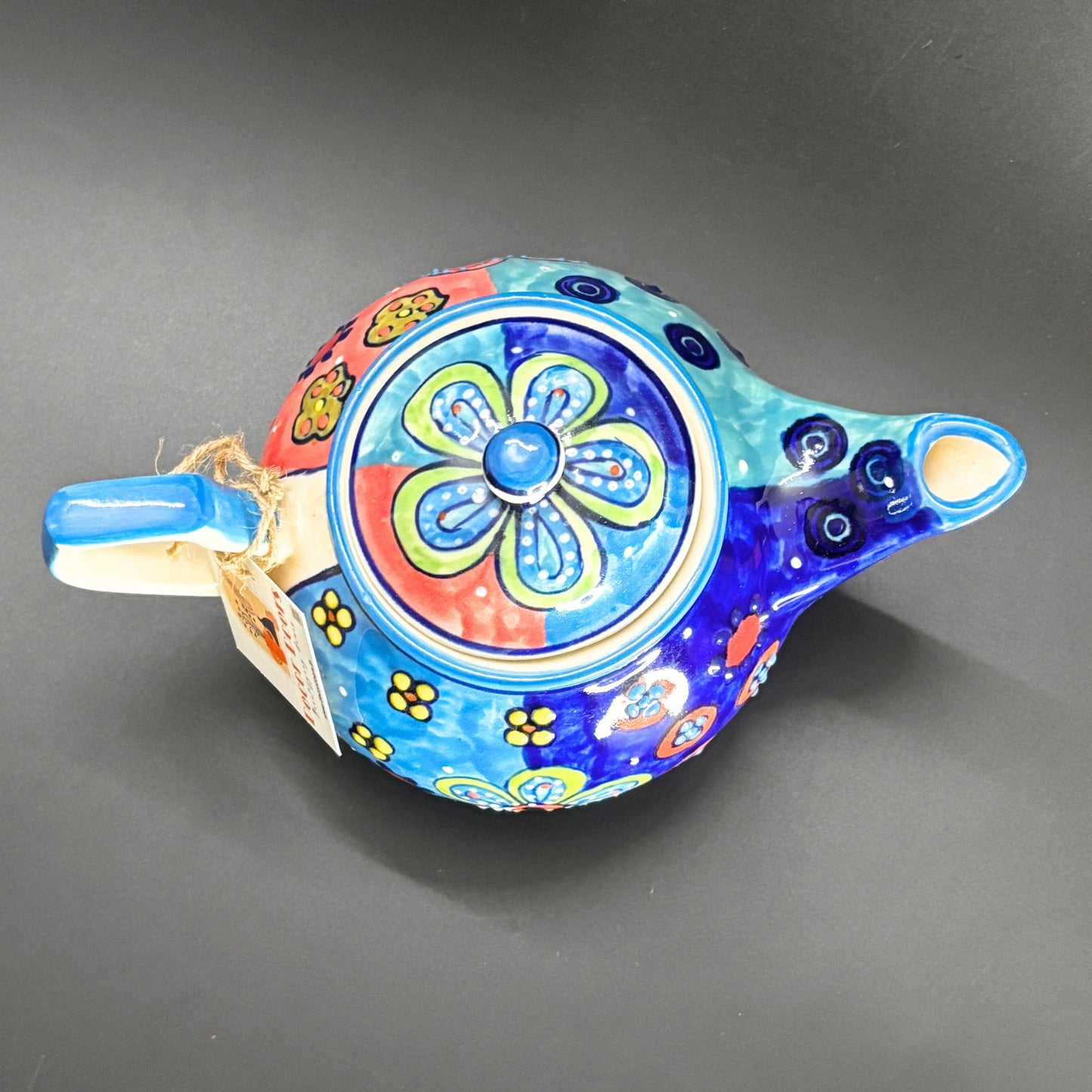 Glaze me pretty ceramic tea pot