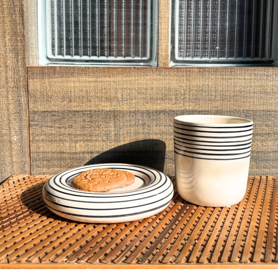 Ceramic Mug with Saucer 3