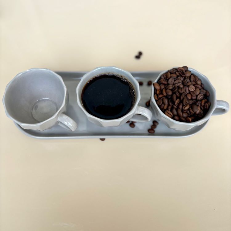 Morning Bliss Coffee Cup Trio
