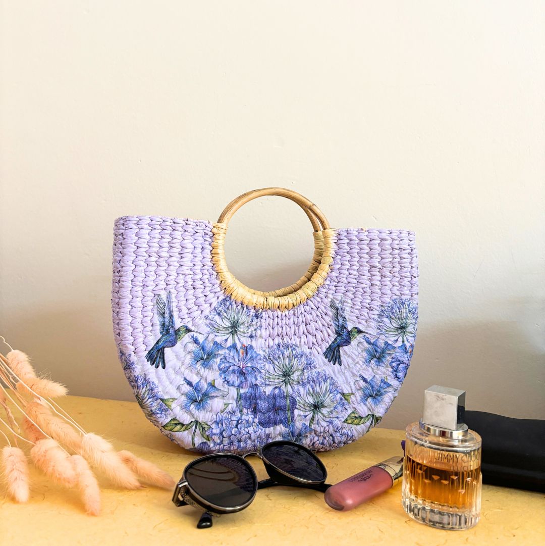 Purple Weaver Kauna Basket