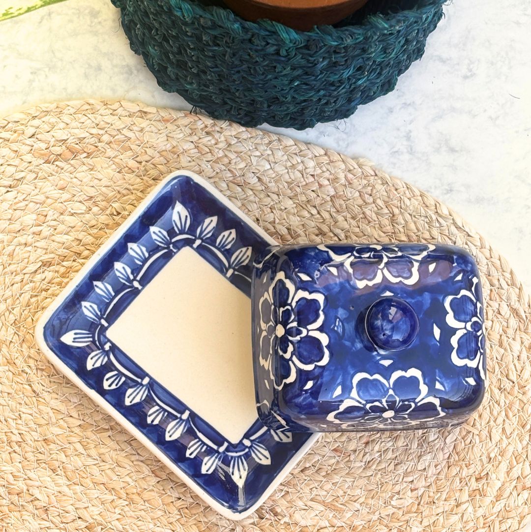 Utterly Handpainted Butter Dish