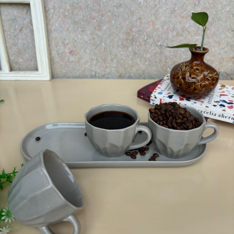 Morning Bliss Coffee Cup Trio