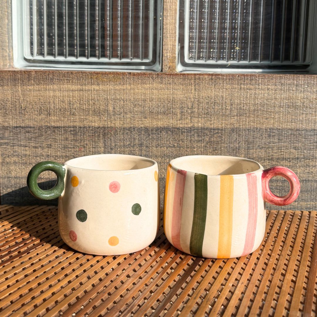 Dot N Line Mug Set of 2