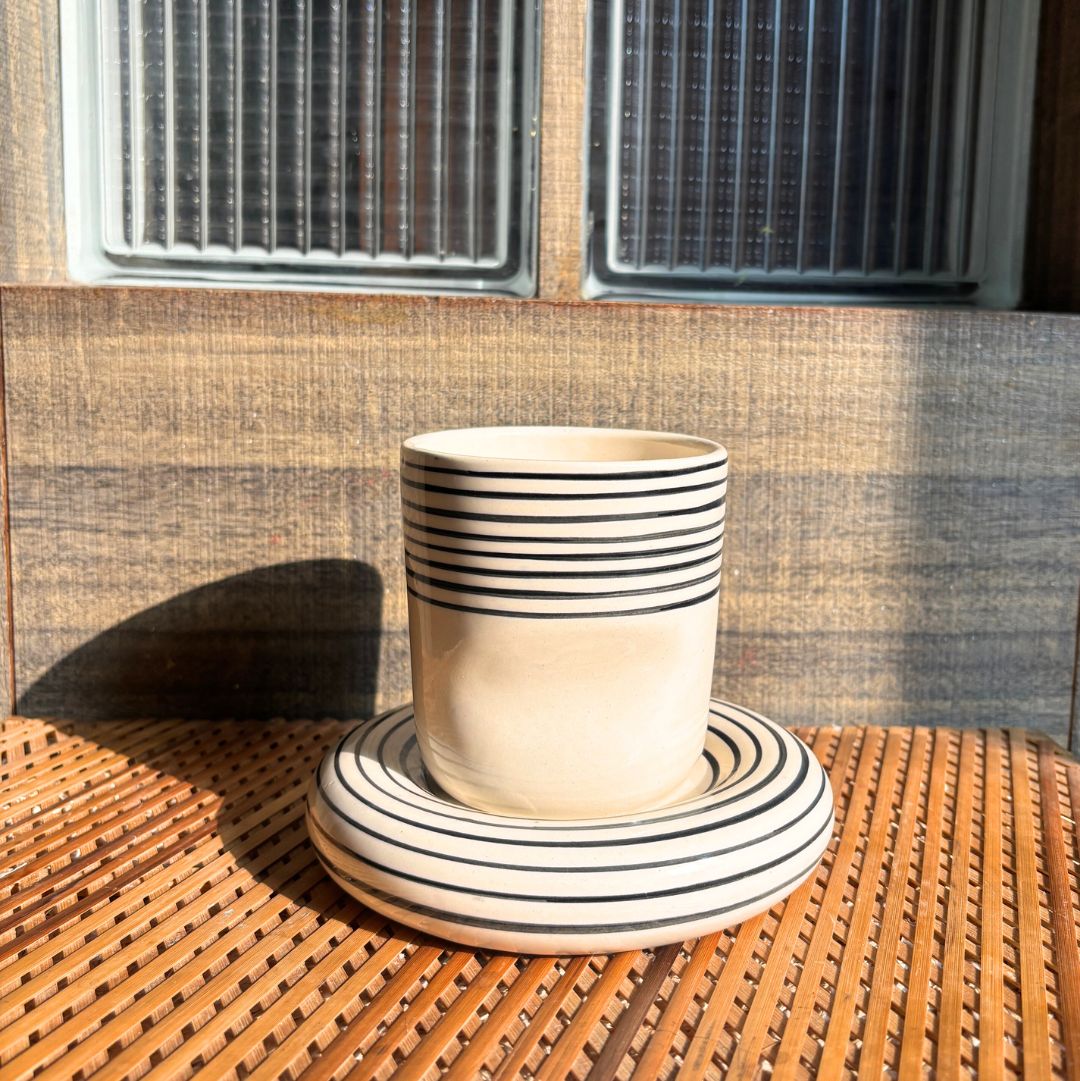 Ceramic Mug with Saucer 1