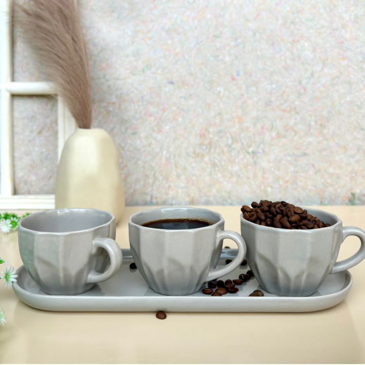 Morning Bliss Coffee Cup Trio