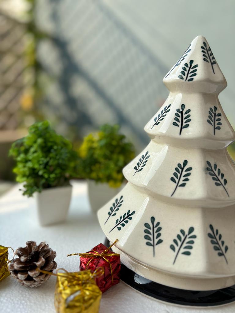 White layered Christmas Tree