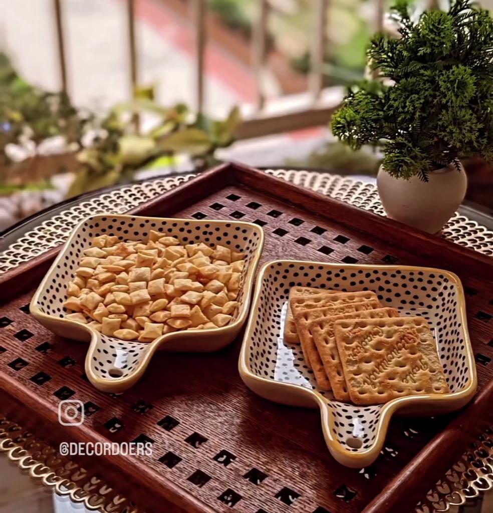 Polka Dots Platters – Stylish Ceramic Serving Platters