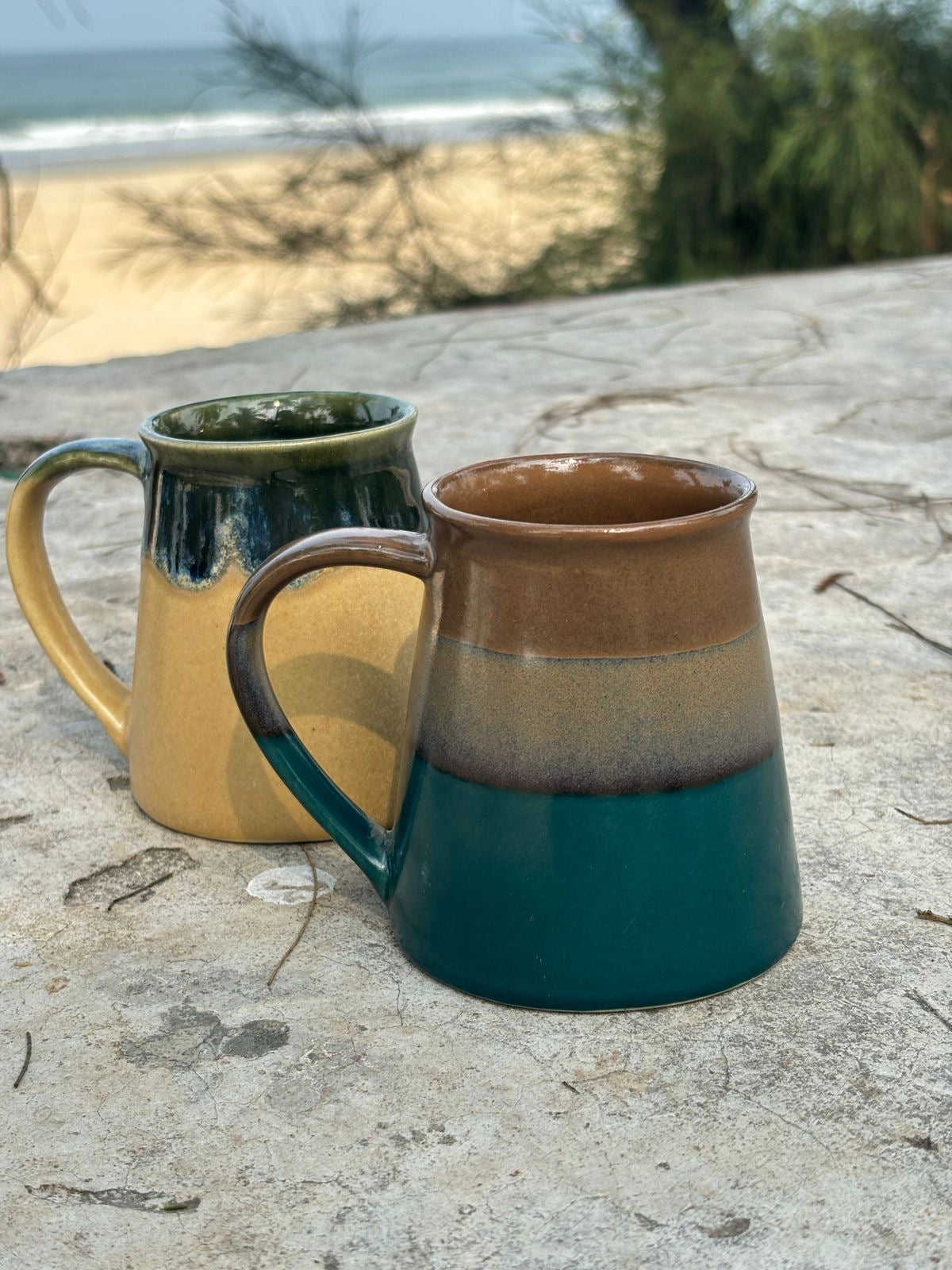 Office Desk Coffee Mug | Grey Ceramic Coffee Mug