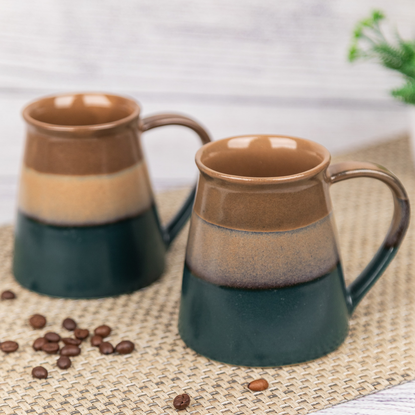 Office Desk Coffee Mug | Grey Ceramic Coffee Mug