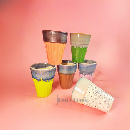 Bombay Cutting Chai Set of 6 with stand