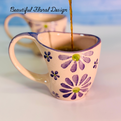 Elm floral Coffee Mug Set of 2