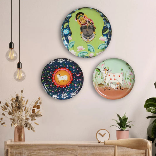 Pichwai Wall Plates