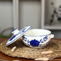 Blue Poppy Donga with Lid/Casserole - Handcrafted