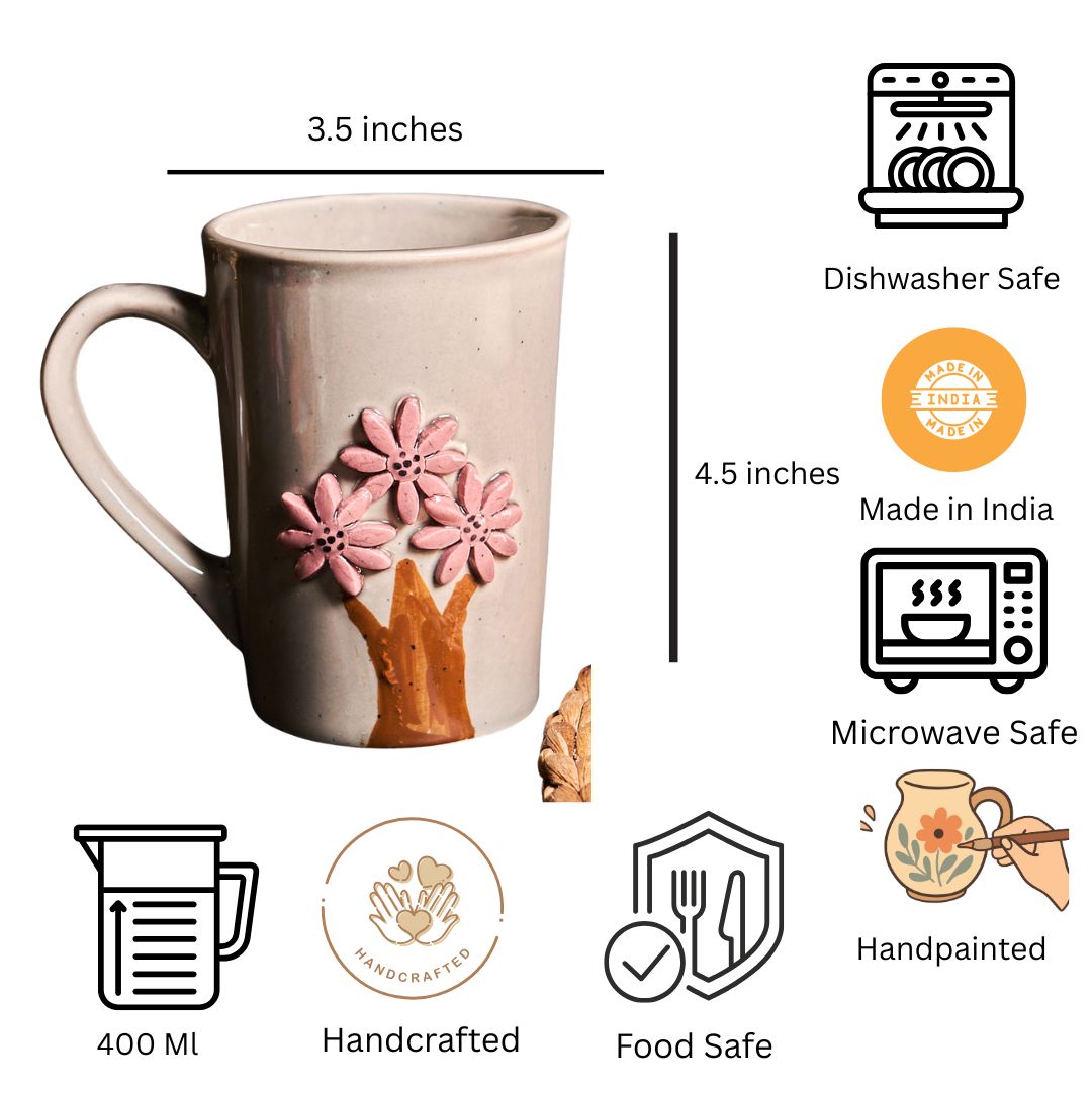 Coffee Addict Large Ceramic Mug – Perfect for Daily Brews