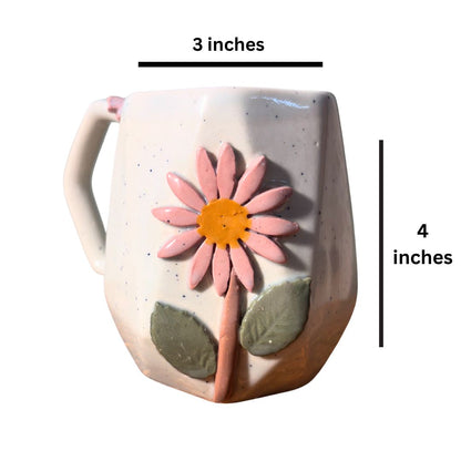 Creamy White Ceramic Coffee Cup-Mug Set of 2